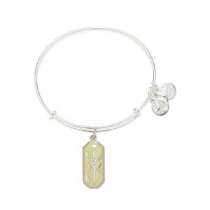 Alex and Ani Silver Tone August- Gladiolus Birthflower Series. Like New!